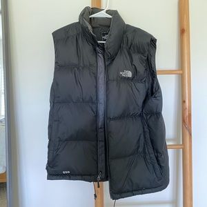 North face puffer jacket / black / men’s Medium